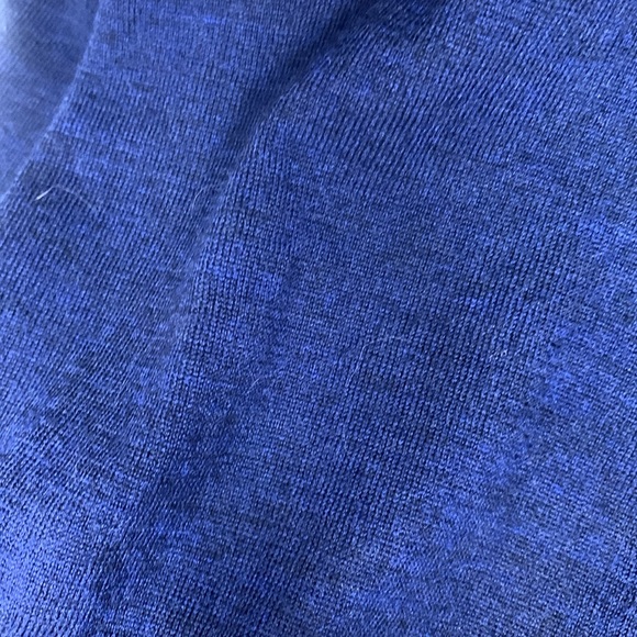 GAP 100% merino wool machine washable navy heather crew lightweight 2018 SZ M - Picture 8 of 9